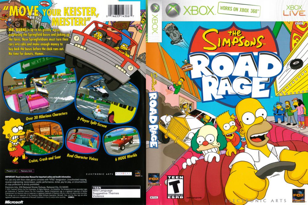 Play simpsons road rage on xbox 360 download